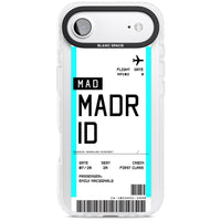 Personalised Madrid Boarding Pass