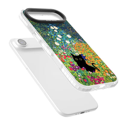 Cat in Klimt's Garden