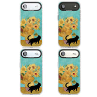 Cat with Van Gogh's Sunflowers