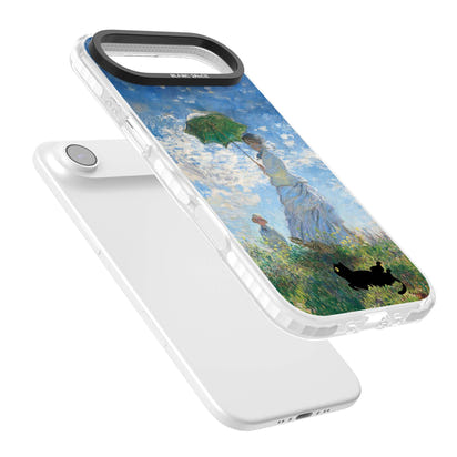 Cat with Monet's Parasol Lady