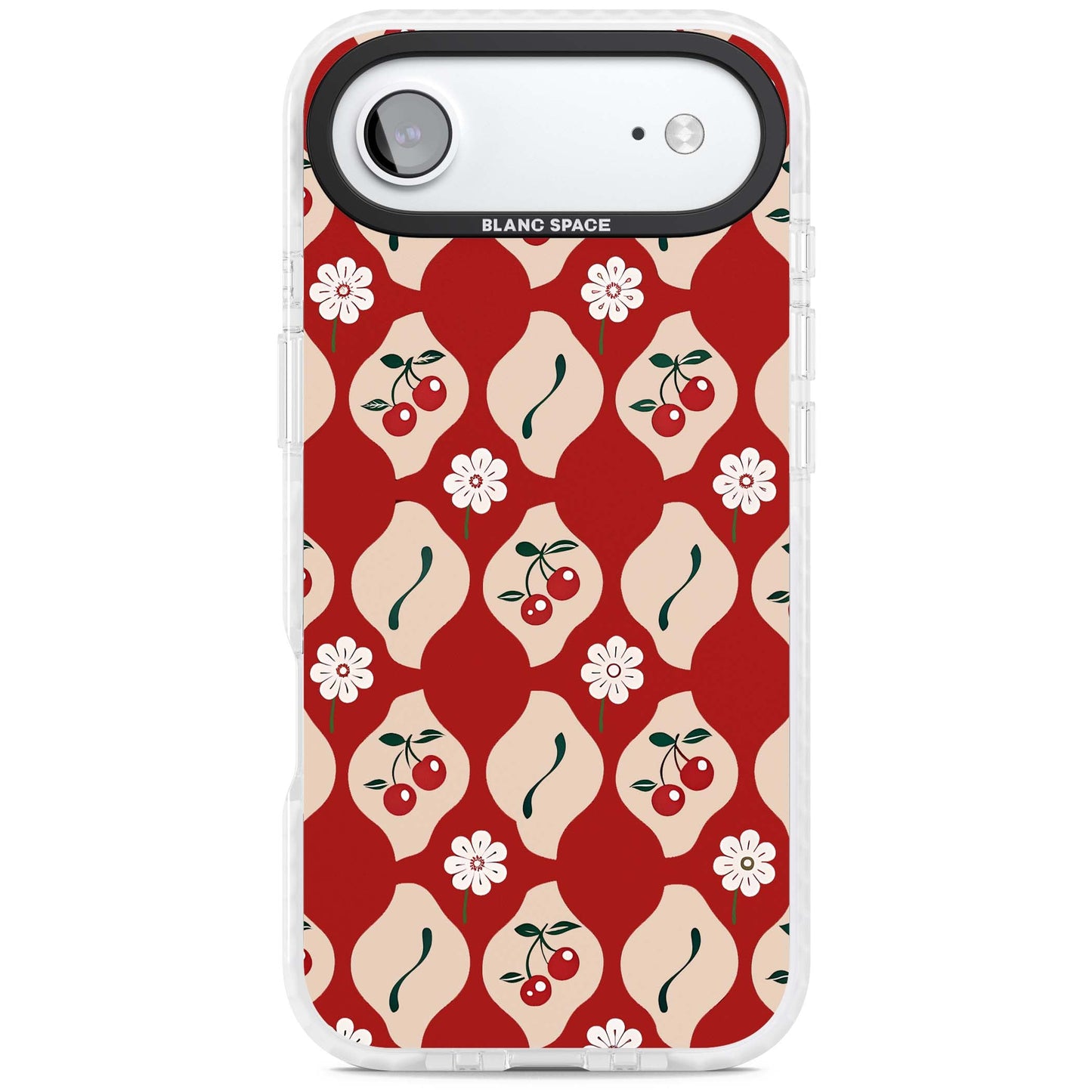 Vintage Cherry Diamond Pattern