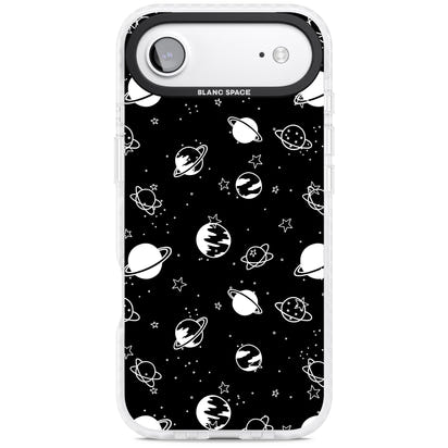 White Planets On Black