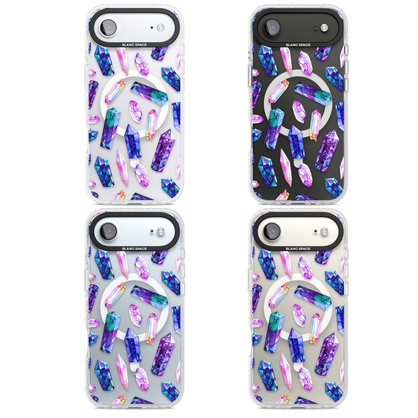 Iridescent Prism Crystals