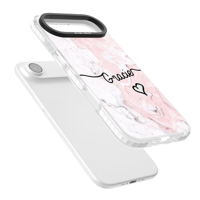 Personalised Pink Marble