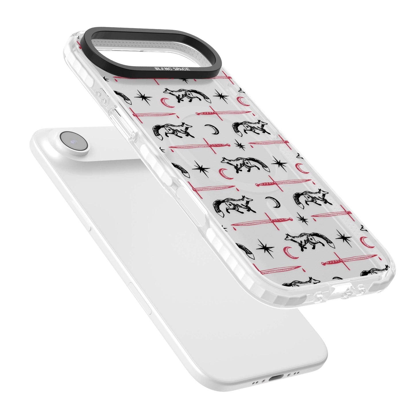 Motif renard et lame