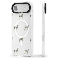 Motif de chien dalmatien