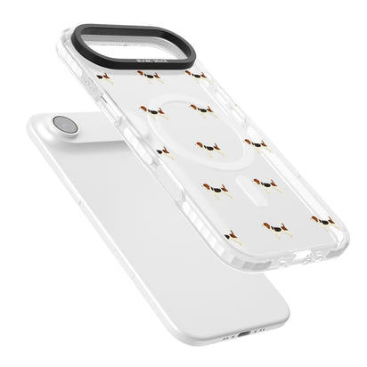 Motif de chien Beagle