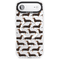 Dachshund Pattern Black Tan