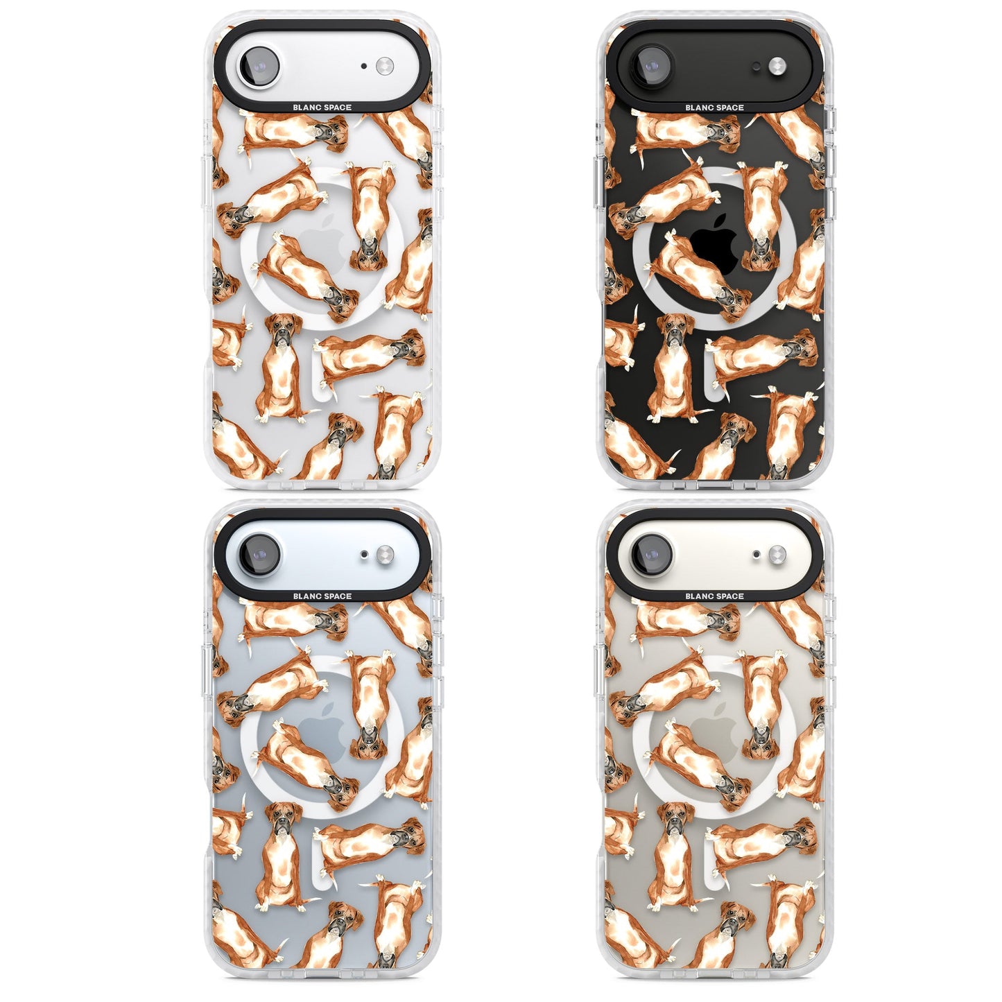 Boxer-Aquarell-Hundemuster