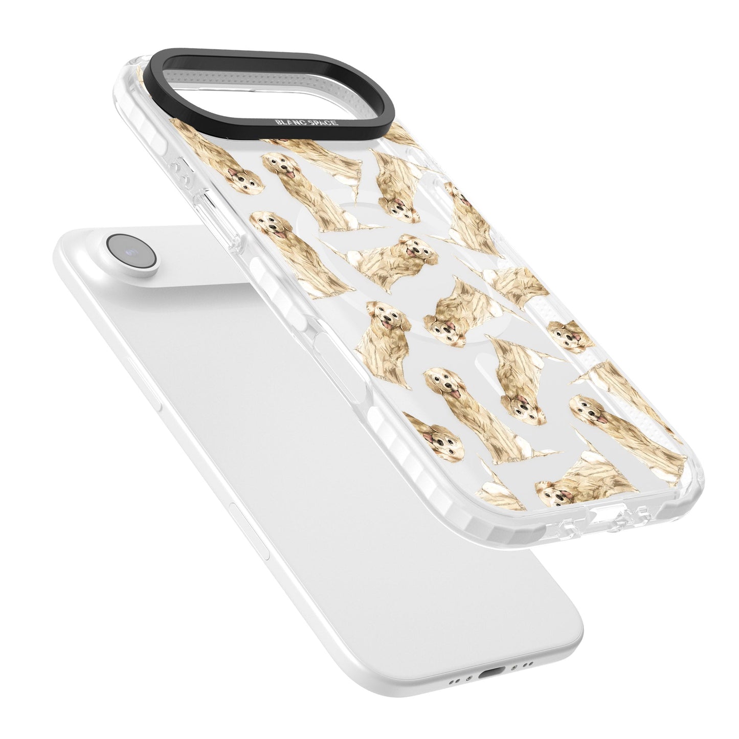 Motif aquarelle de Golden Retriever