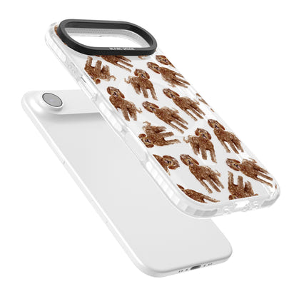 Labradoodle Brown Pattern