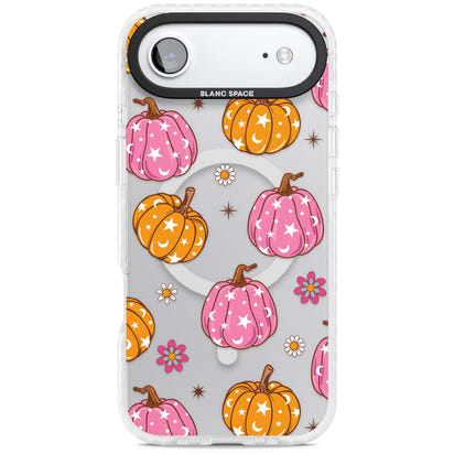 Motif de citrouilles Fleurs et Étoiles