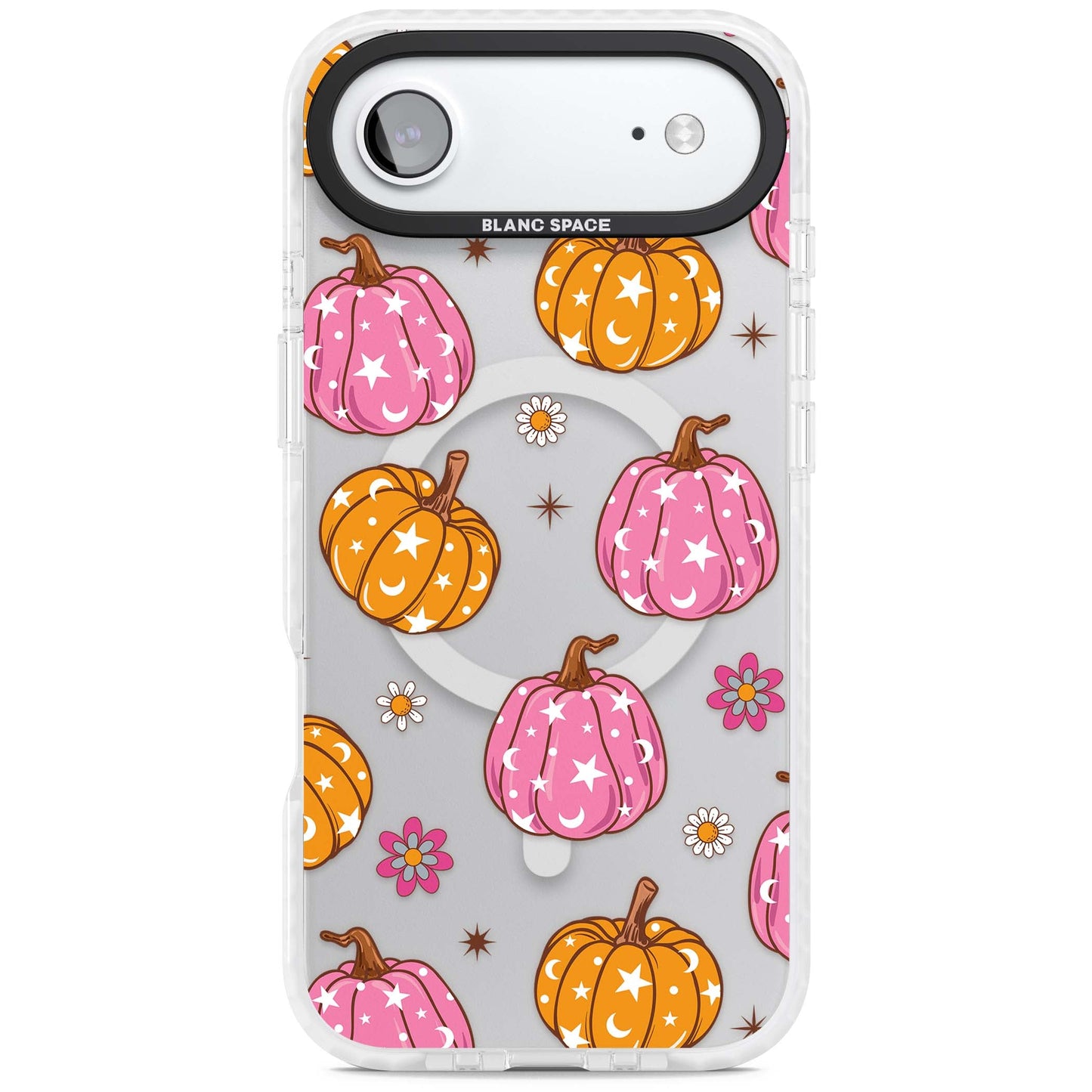 Motif de citrouilles Fleurs et Étoiles