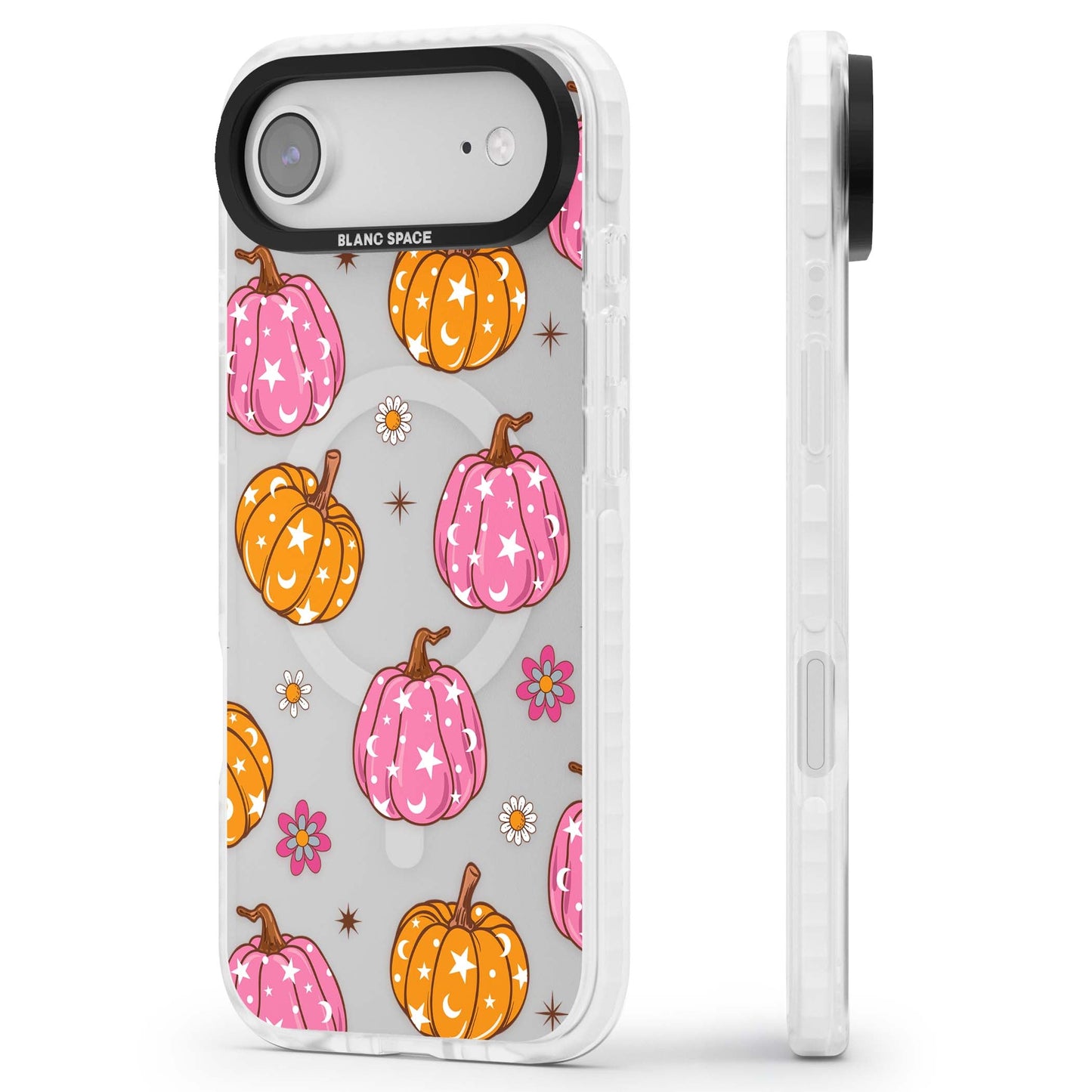 Motif de citrouilles Fleurs et Étoiles