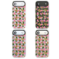 Wavy Butterfly Checked Pattern