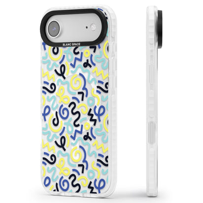 Blue & Yellow Memphis Retro