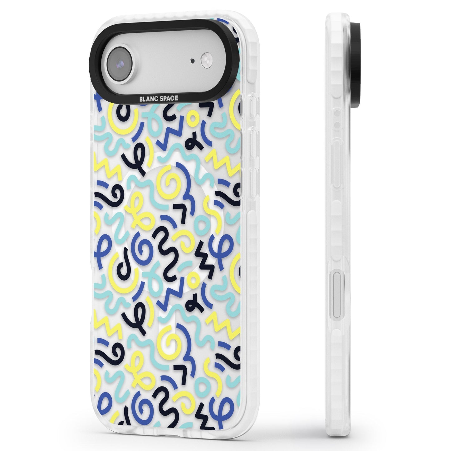 Blue & Yellow Memphis Retro