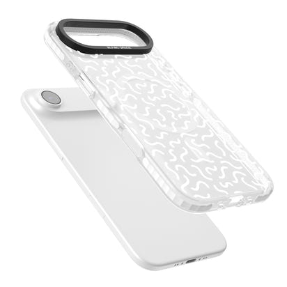 Schwarz-weißes Wellenmuster