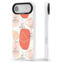 Abstract Face Line Art