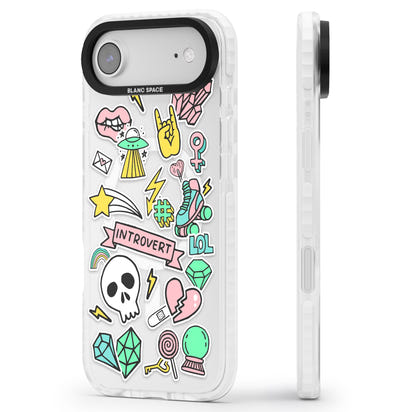 Autocollant introverti