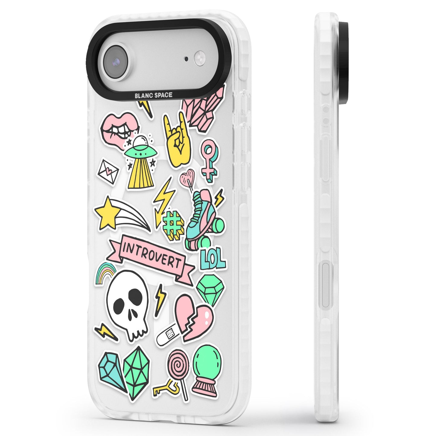 Autocollant introverti