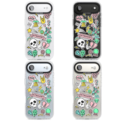 Autocollant introverti