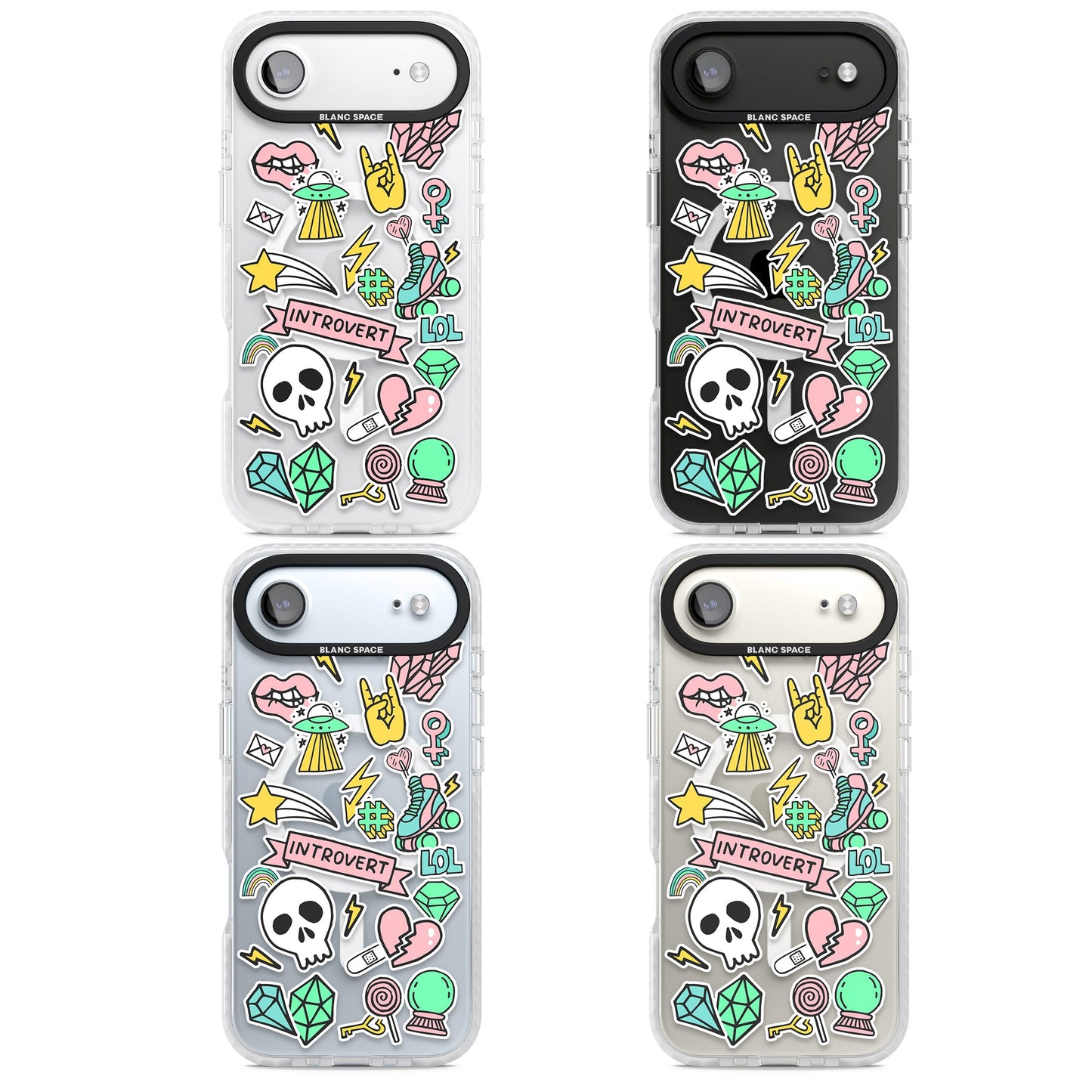 Autocollant introverti