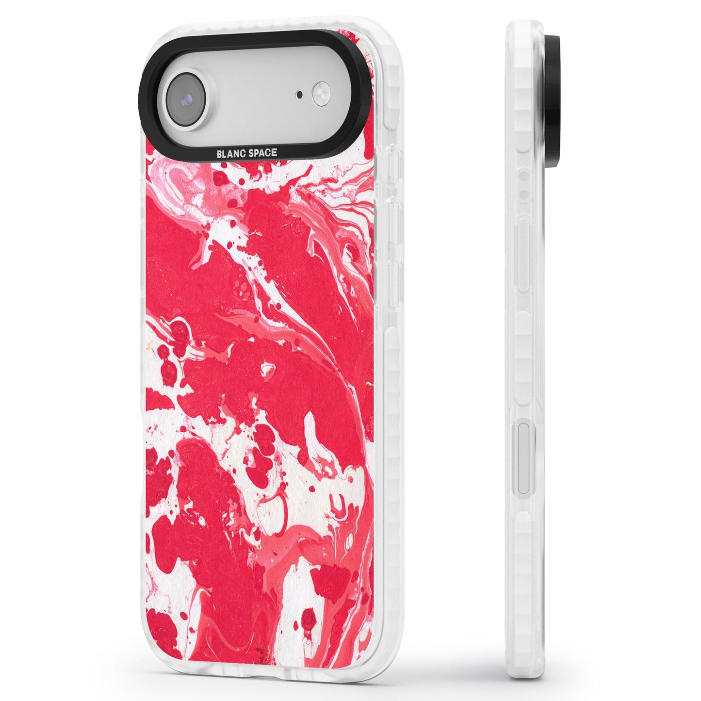 Red & White Marbled