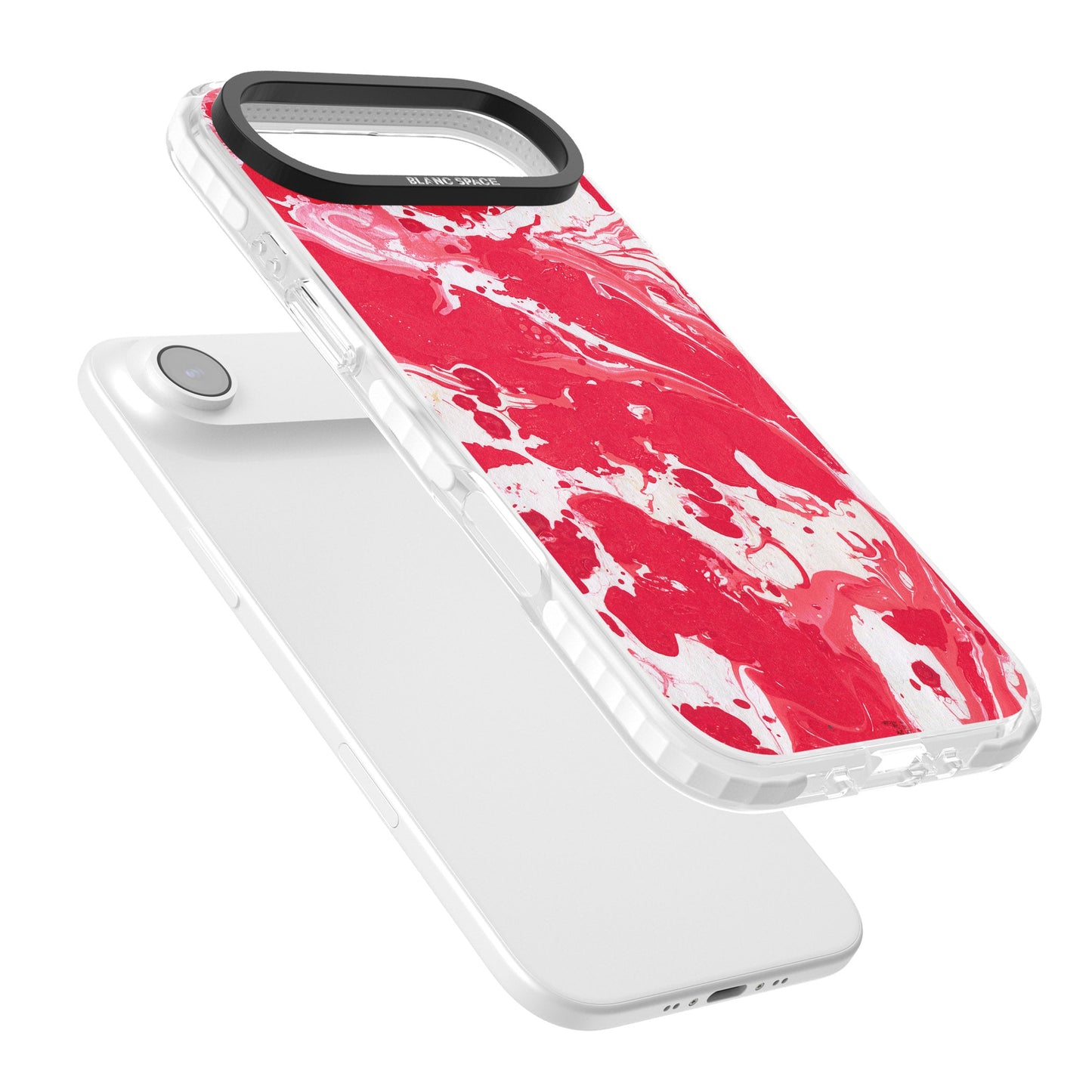 Red & White Marbled