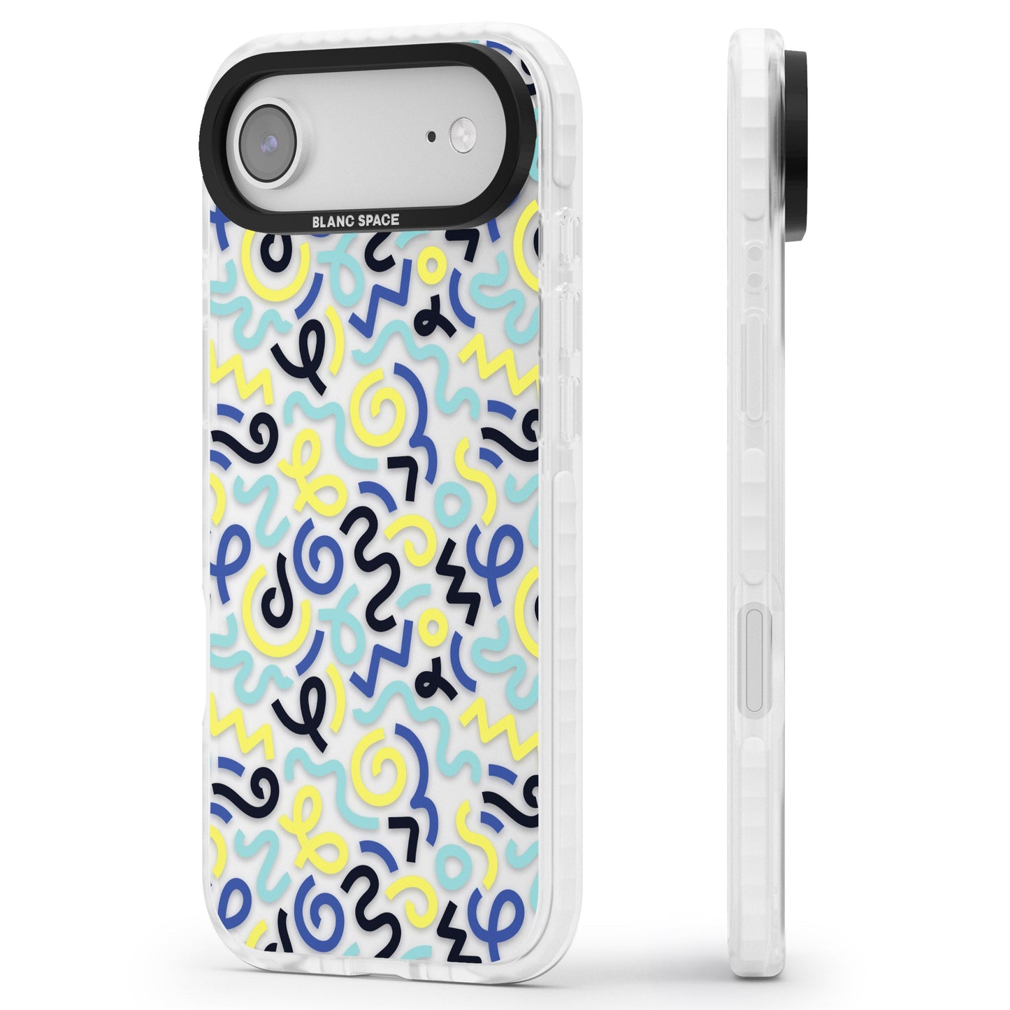 Blue & Yellow Memphis Retro