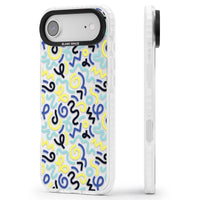 Blue & Yellow Memphis Retro