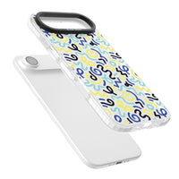 Blue & Yellow Memphis Retro