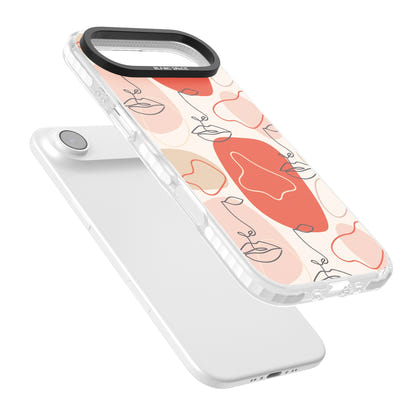 Abstract Face Line Art