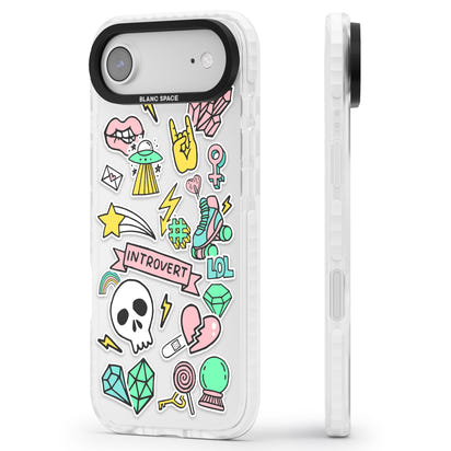 Autocollant introverti