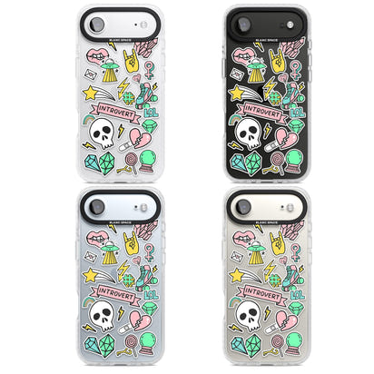 Autocollant introverti