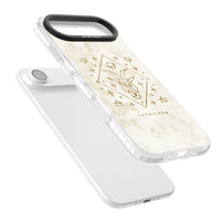 Motif du zodiaque Capricorne en or