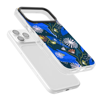 Dark Botanicals Abstract Pattern