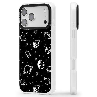 Cosmic Sketch White Black