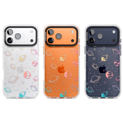 Pastellfarbenes Weltraumuniversum