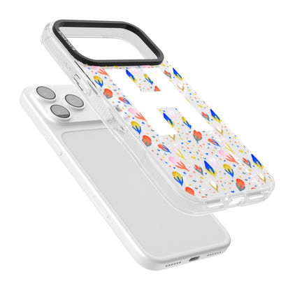 Personalised Abstract Floral Initial