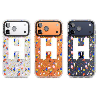 Personalised Abstract Floral Initial