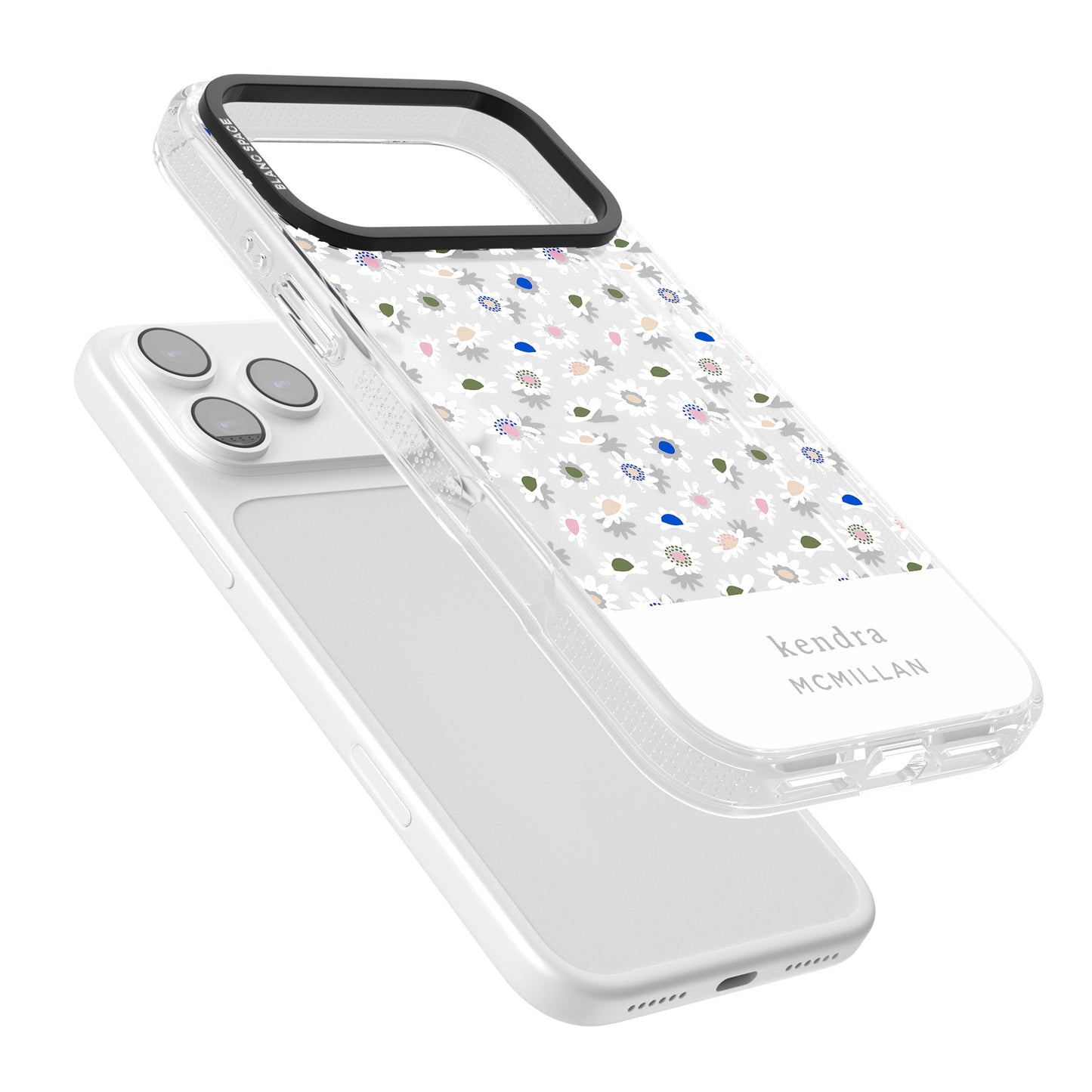 Personalised Grey & White Daisies