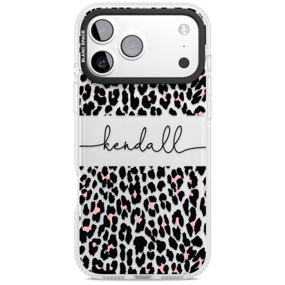Personalised Cursive Leopard Spots