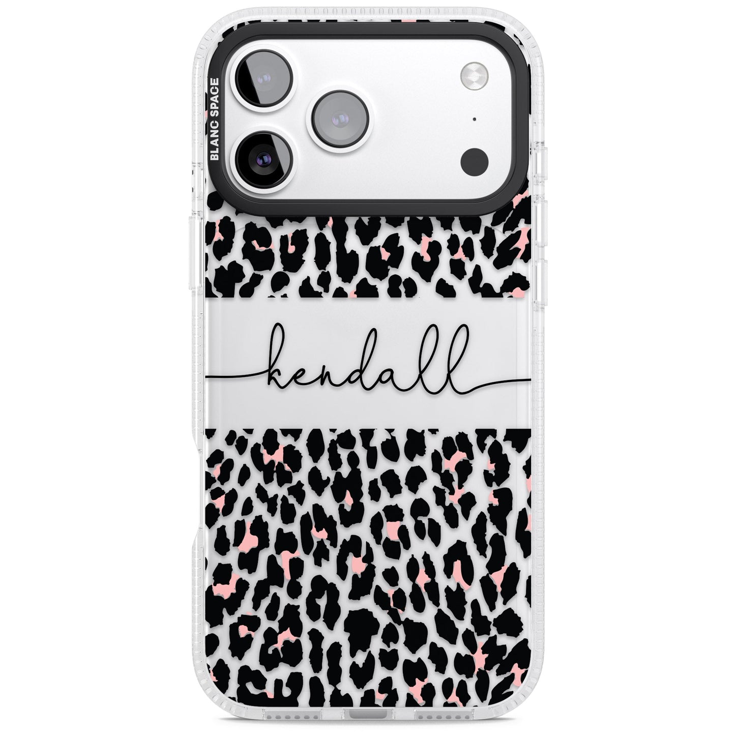 Personalised Cursive Leopard Spots
