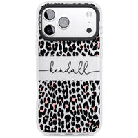 Personalised Cursive Leopard Spots