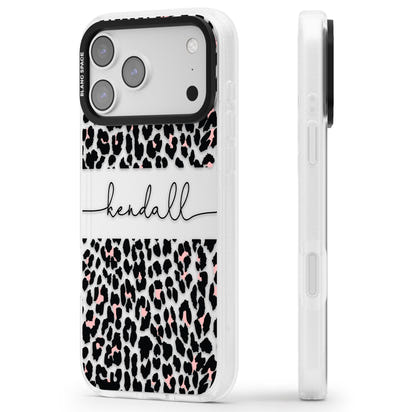 Personalised Cursive Leopard Spots