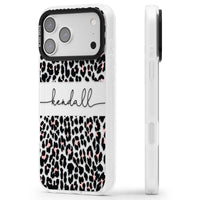 Personalised Cursive Leopard Spots