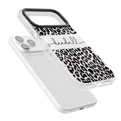 Personalised Cursive Leopard Spots