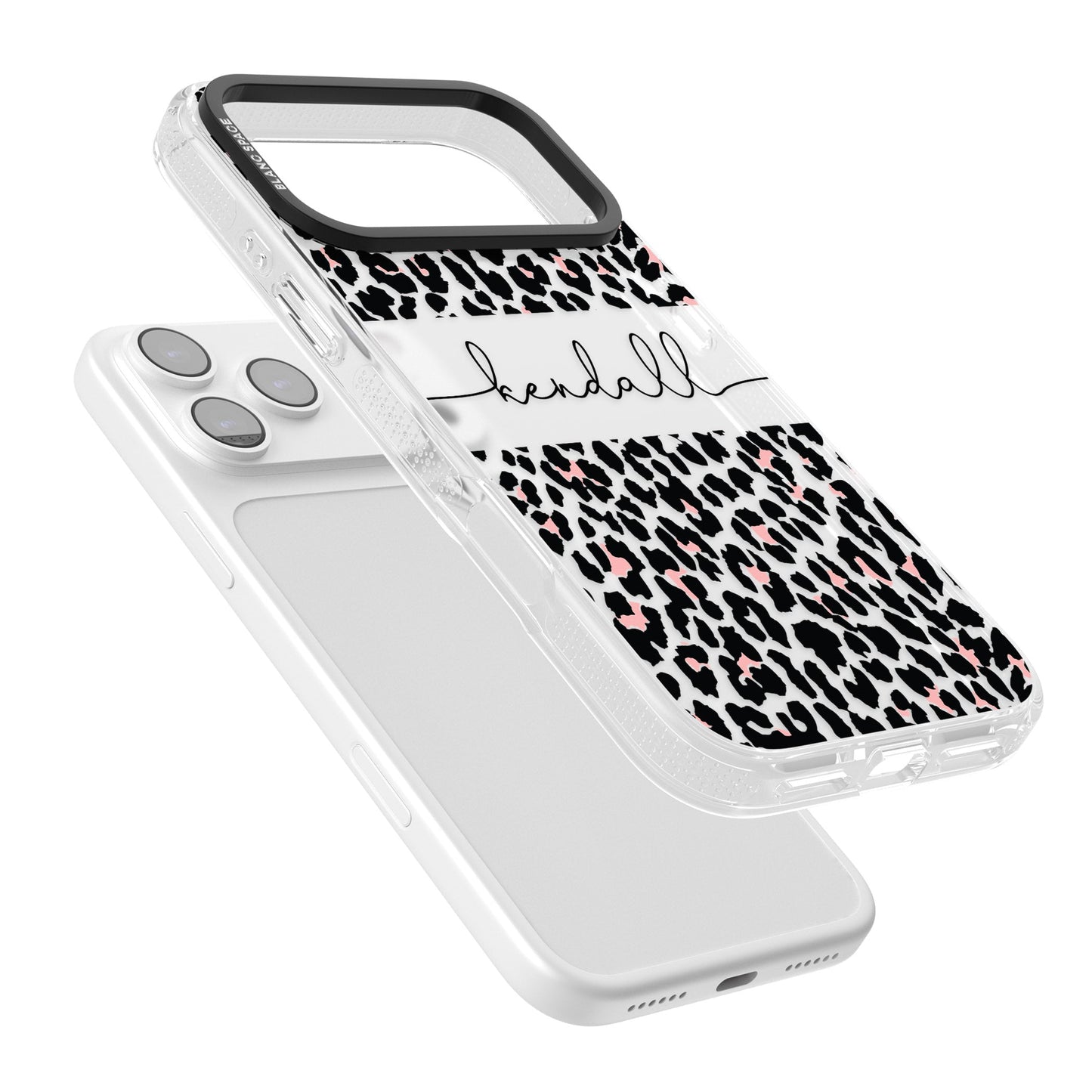 Personalised Cursive Leopard Spots