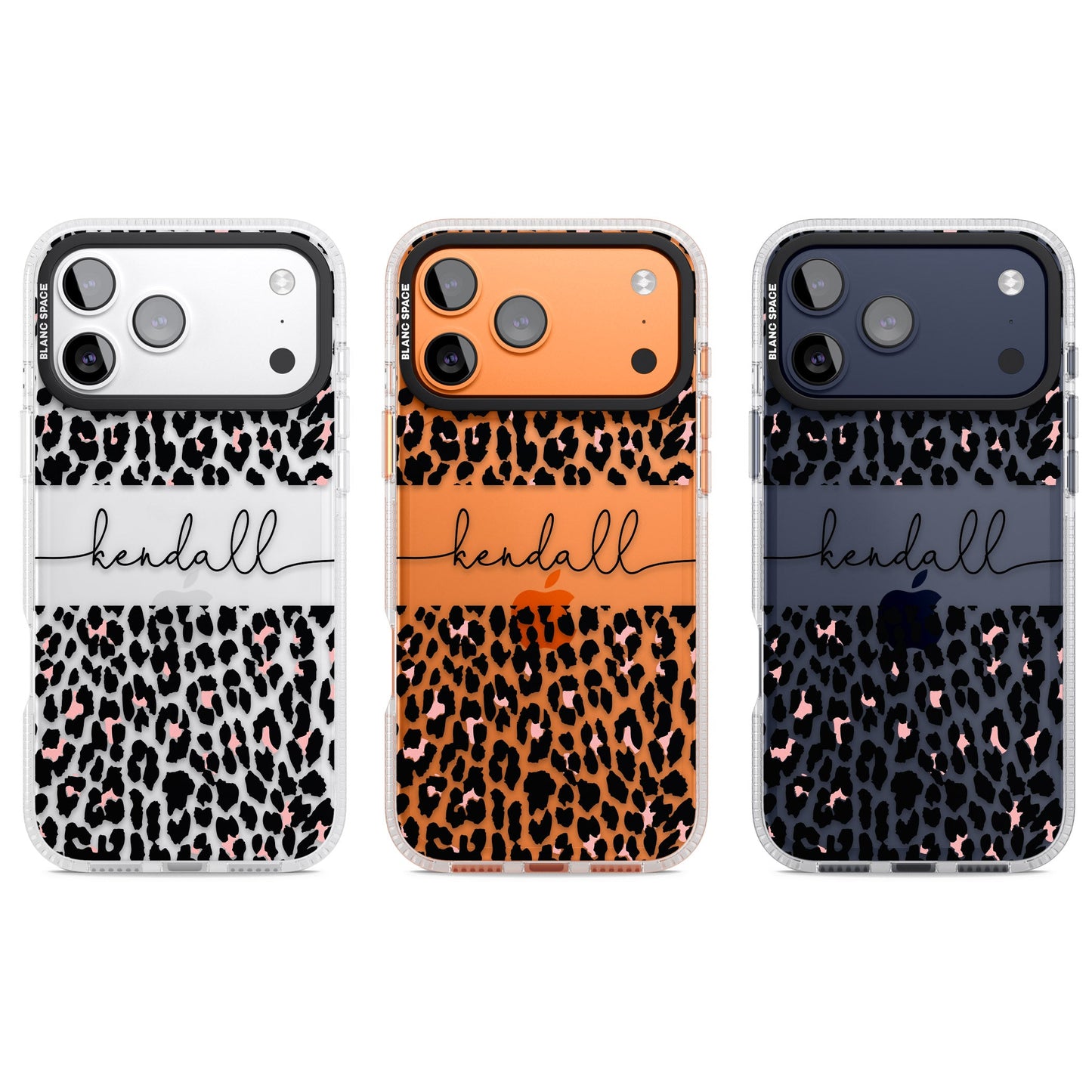 Personalised Cursive Leopard Spots